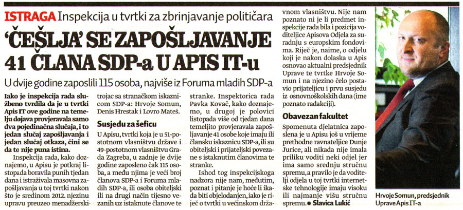 inspekcija u Apisu